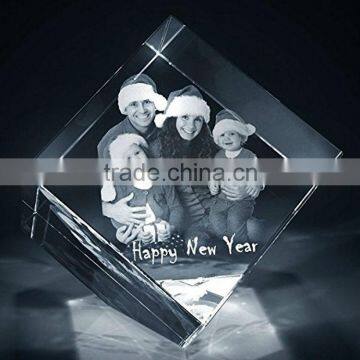 Diamond Shaped Full Body 3D Photo Crystal