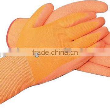 high quality economical red latex coated gloves