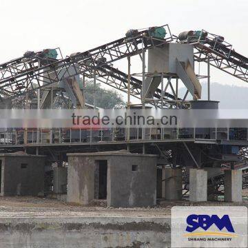 SBM crusher basalt stones production line