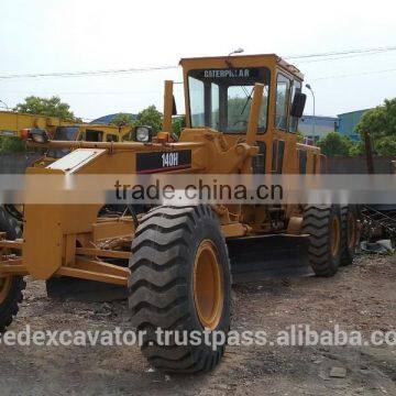 Used Motor Grader 140H, CAT Grader Price, Caterpillar 140H Motor Grader For Sale