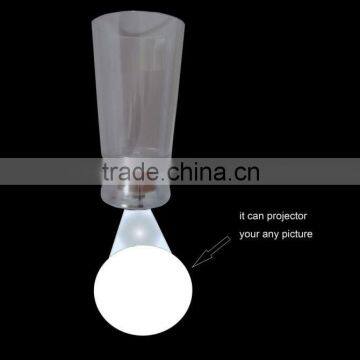 LaiFuDa Petent Product flashing led logo projector cup, LED Logo Projector cup