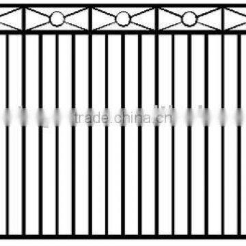 artistic iron fence