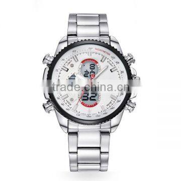 MIDDLELAND Brand Fashion Quartz Watches Men Stainless Steel Band Business Wristwatches 2015