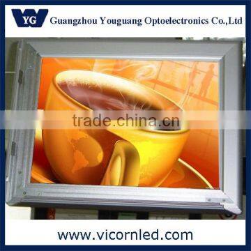 Double side led snap thin frame light box advertising