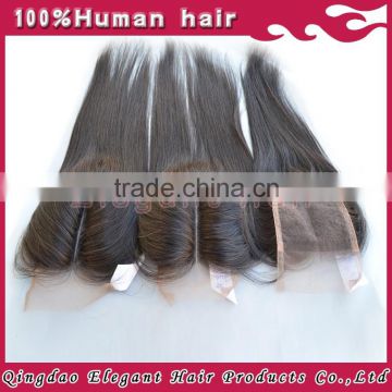 Qingdao elegant hair drop shipping natural color u part silk top lace closure