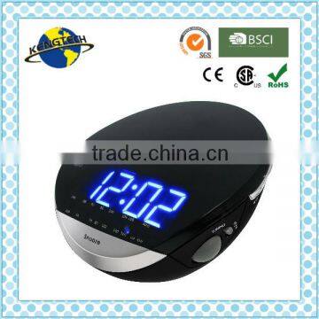 Blue LED Display Digital PLL Tuning Alarm Clock Radio