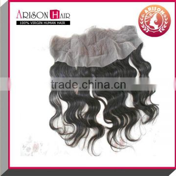 Cheap prices natural black virgin hair lace frontal