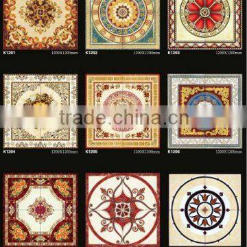 Dinner room carpet floor tile