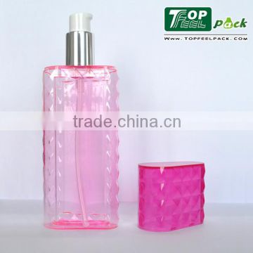 80ml Pink Empty Lotion Pump Spray Blowing Bottle Cosmetic Plastic Container