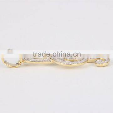 Fashional Hip Pop Musicofasong Pendant Design for Boys and Girl 925 Necklace photo-3