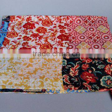 Wholesale New Lady Fashion Patch Printed Cotton Scarf With Tassel