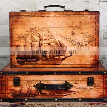 Retro Travel Suitcase Vintage Luggage