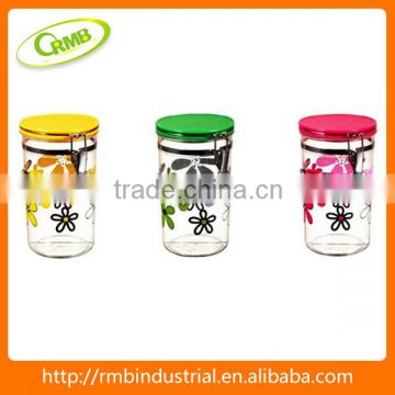 decoration glass canister(RMB)