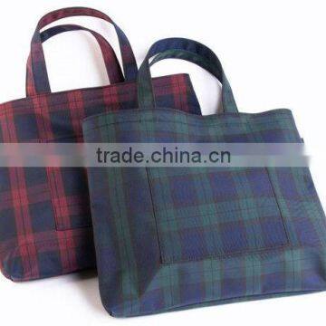 2016 promotional nylon shopping bags with a pocket
