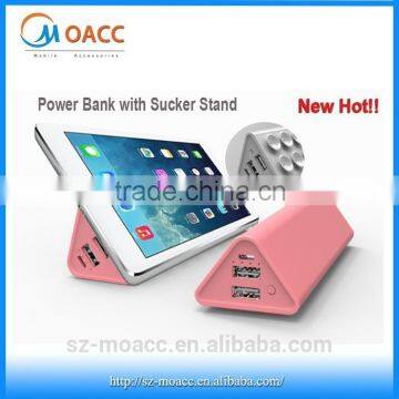 Manual for power bank 10000mAh with sucker stand function, mobile power bank
