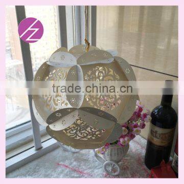 The Latest Design Paper Crafts Laser Cut Paper Lantern With Unique Pattern and Assorted Colours DG-1 photo-3