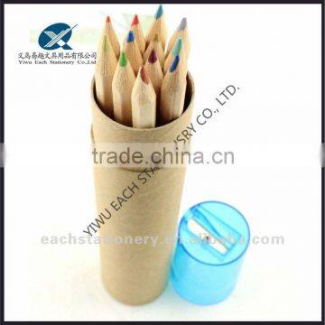 7inches natural wooden colour pencil set