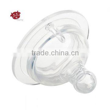 normal neck transparent silicone nipple baby