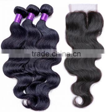 Cheap Brazilian Human Hair Clousure, Middle Part/Free Part/Three Part Hair Clousure, 4X4 Full Lace Closure