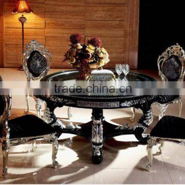 Antique classical dining table and chair set D1082