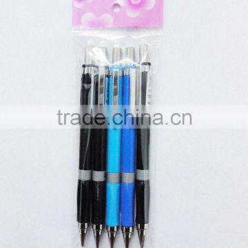 0.7mm lead mechanical pencil with eraser oppbag