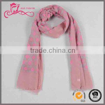 new design silk feel 100% polyester scarves for women