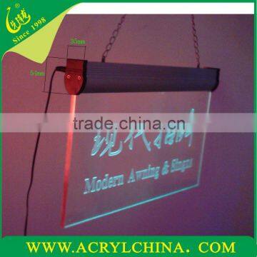 LED Light Sign board acrylic LED advertising board PMMA light sign pannel