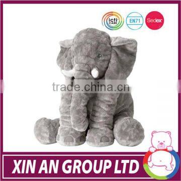 Custom stuff filling animal toy Long Nose Elephant Doll Pillow