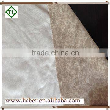 hot sale PU synthetic with washed for garment fabric