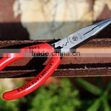 GOOD QUALITY Germany type red handle combination plier cutting plier long nose plier with TPR handle