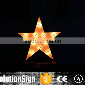 Channel bulb light sign