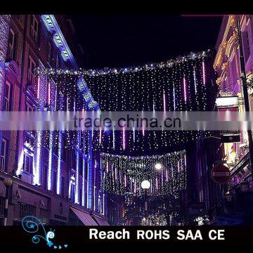 Christmas street decoration led street decoration arch motif light in holiday lighting shower