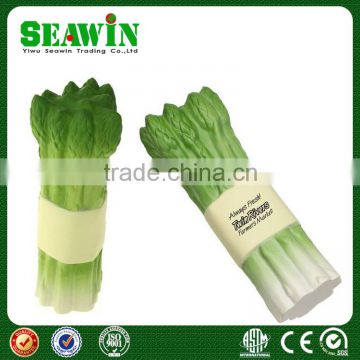 gift PU foam asparagus stress toy ball