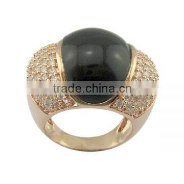 big black stone jewelry silver ring