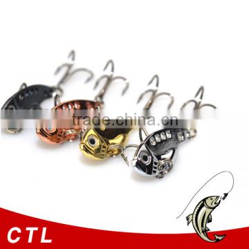 3.5cm,3.2g equipment VIB lures with hook metal fishing lure