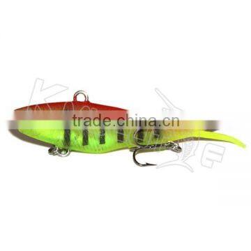 new fishing lure sinking plastic soft vibe hook lures , lead jig bait,metal jigging lure