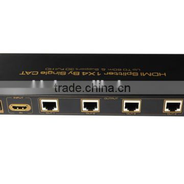 1x4 HDMI Splitter, Extender by CAT 5E/6 up to 60M, 3d, 1080p supported