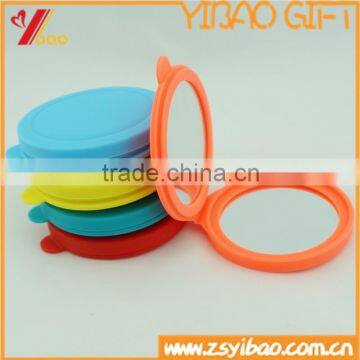 Round shaped Cosmetic silicone mirror