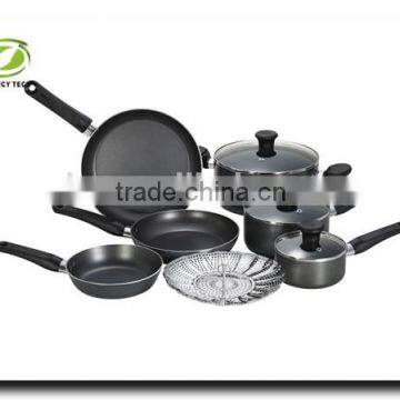 Eco-friendly Featured Sauce & Stock Pot Aluminum Nonstick Cookware Set photo-2