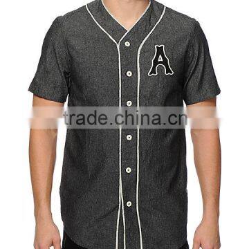 Full Dye 100% Polyester Printing Jersey Baseball Uniforms Fashion Custom 100% Polyester Print Baseball Jersey photo-6