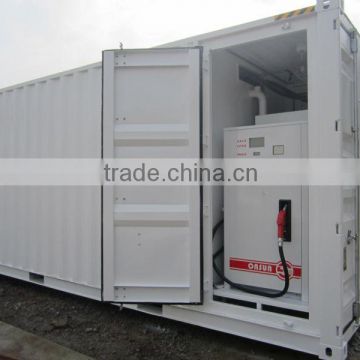 International standard 20' mobile gas station tank container