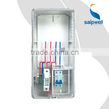 SAIP/SAIPWELL plastic clear enclosure electricity meter intelligent electric meters box