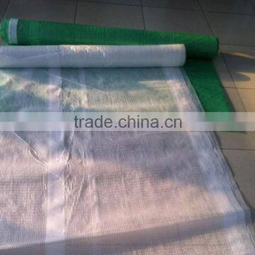 HDPE clear leno pe tarpaulin/film for scaffolding sheet with reinforced border