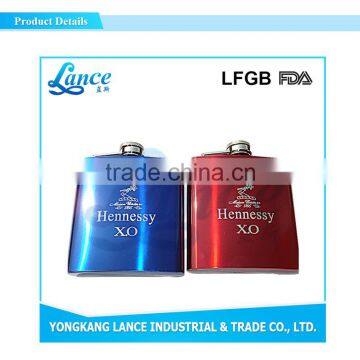 hot popular colorful hip flask 2016