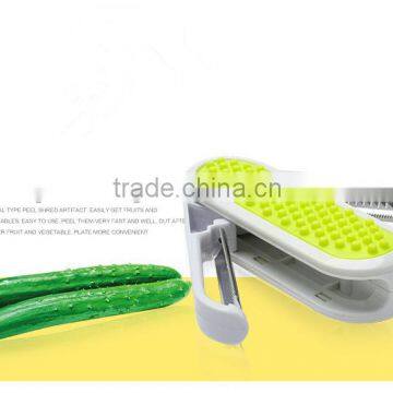 Amazon 2016 New Style 2 in 1 multifunctional vegetable slicer, rotary peeler