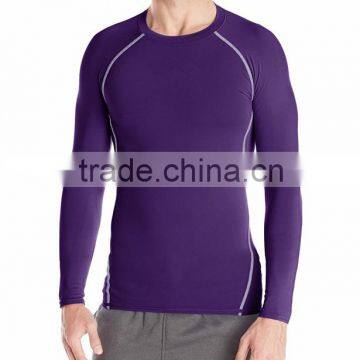 Gym and fitness training top garments dri fit Long sleeve compression shirts