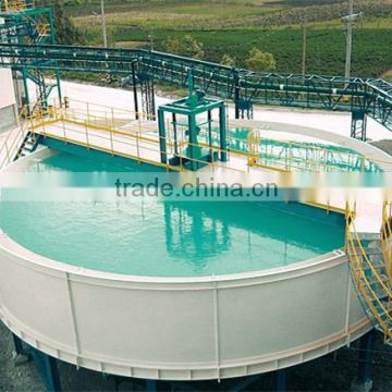 Mining machine thickener for gold ore cyanide leaching plant