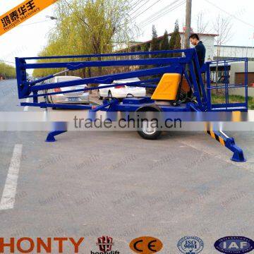 Diesel power mobile vehicle mounted articulated boom lift for street maintance/pickup truck mobile boom lift