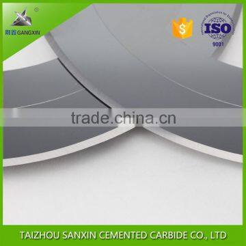 K40 YG10X cemented tungsten carbide slitting knife for processing corrugated box