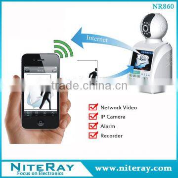 High quality viewerfram mode network ip camera with 3g video call